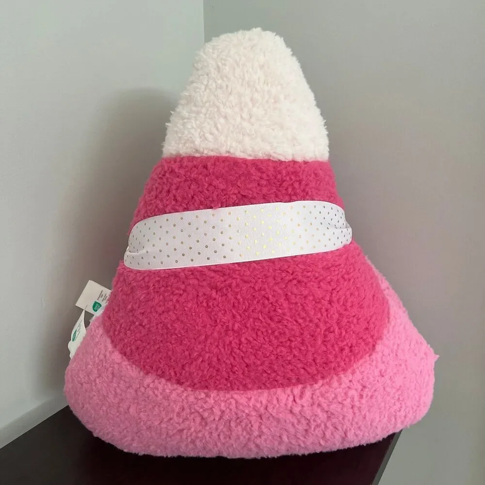 Isaac Mizrahi Pink Candy Corn Pillows + Matching Rachel Zoe Halloween Blanket